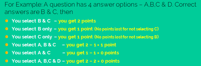 Multiple Choice Choose Multiple Answers MCMA-Scoring-Explained